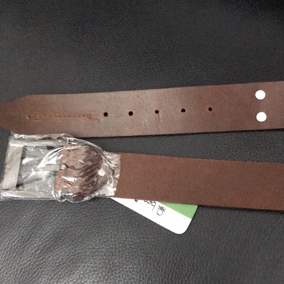 Polo Ralph Lauren brown leather belt. NWT Belt width 1,5” L 44” - Picture 3 of 7